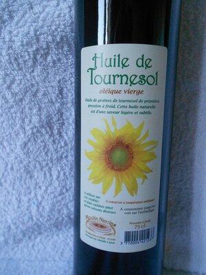 Huile de tournesol bio