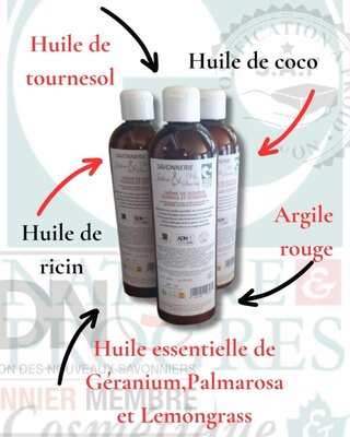 Crème de douche  florale et citronnée