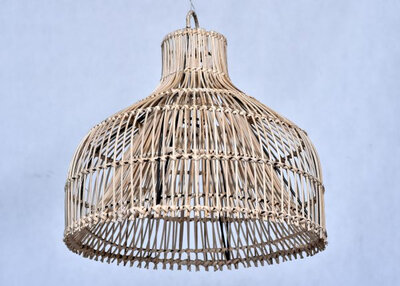 Suspension en moelle de rotin