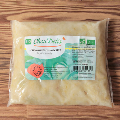 Choucroute cuisinée bio 650g