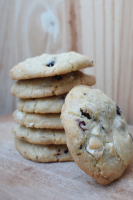 Cookies chocolat blanc et cranberries