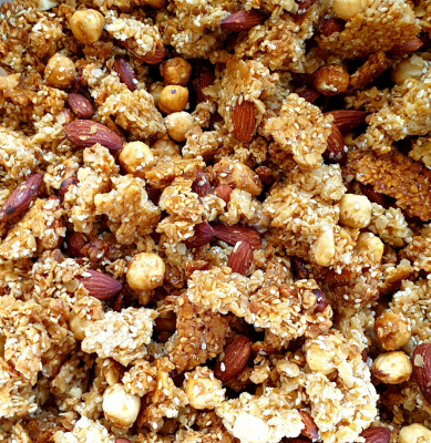 Granola éclats de caramel beurre salé