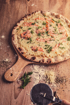 Pizza du mois : la saumon