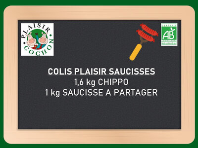 Colis barbecue bio plaisir saucisses