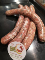 4 saucisses de volaille persillées
