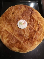 Grande tourte volaille champignons