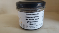 Toastine de champignons gingembre figues