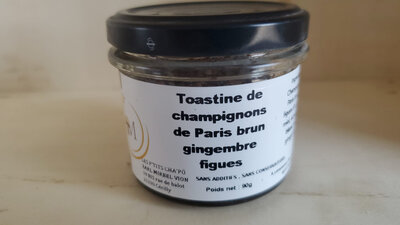 Toastine de champignons gingembre figues