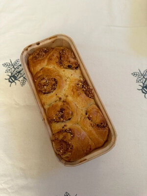 Brioche grain de pralin