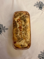 Brioche salée chèvre miel et origan