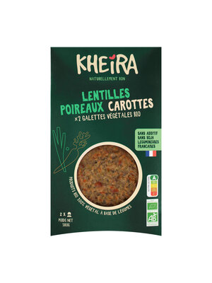 10 galettes lentilles poireaux carottes