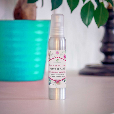 Huile de massage fleur de tiaré