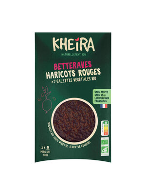 Galettes haricots rouge betteraves