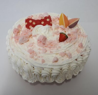 Vacherin vanille fraise 6/8 parts