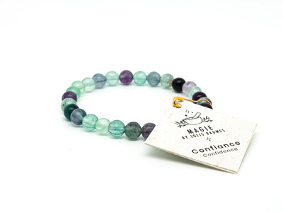Bracelet confiance fluorite
