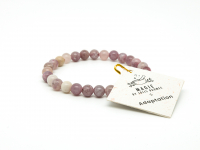 Bracelet adaptation tourmaline rose