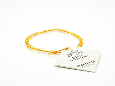 Bracelet créativité citrine