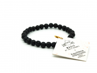 Bracelet equilibre masculin pierre de lave