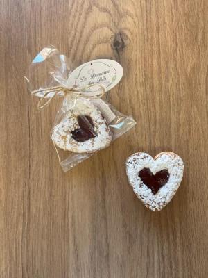 Coquin à la confiture coeur
