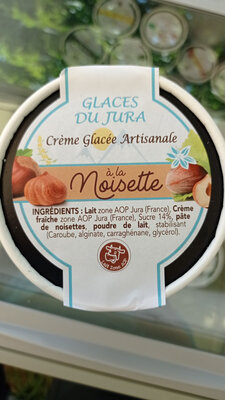 Crème glacée à la noisette