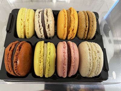 Assortiment 8 macarons