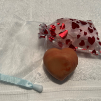 Savon fou neroli  coeur & sachet fleur douche