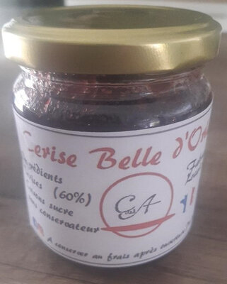 Confiture cerises bigareau van