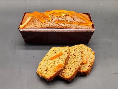 Pain d'épices moelleux - orange