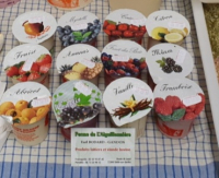 Lot de 4 yaourts aux fruits jaunes/rouges 2/2