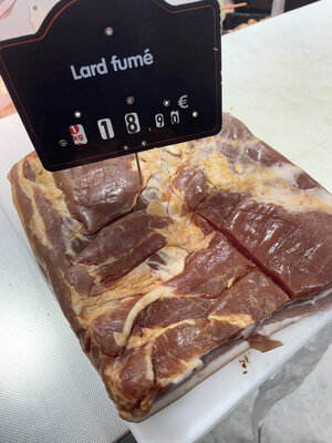Lard fumé