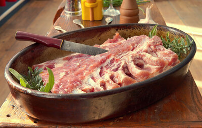 Poitrine 1/2 sel de porc bio 500gr