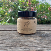 Orange gingembre bois bandé