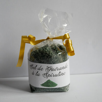 Sel de guérande à la spiruline et à l'ortie