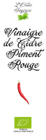 Vinaigre de cidre au piment rouge