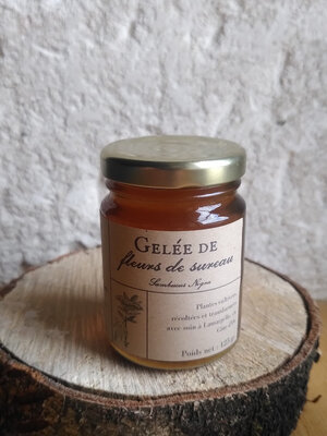 Gelée de fleurs de fleurs de sureau 125gr