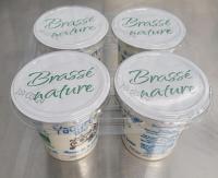 Yaourts nature au lait entier brassé par 4