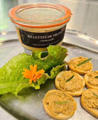 Nouveaute rillette de truite au citron confit