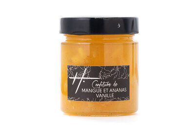 Confiture de mangue ananas vanille