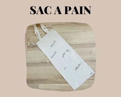 Sac à pain 'message humoristique'