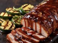 Rôti de porc filet marinade barbecue
