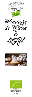 Vinaigre de cidre à l'ail