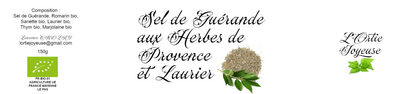 Sel de guérande herbes de provence et laurier