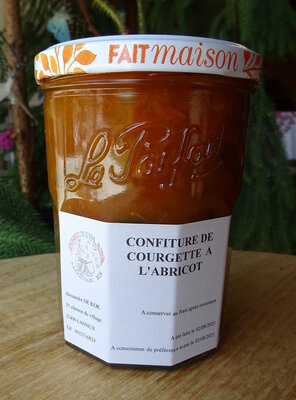Confiture de courgette à l'abricot