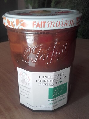 Confiture de courgette à la pastèque