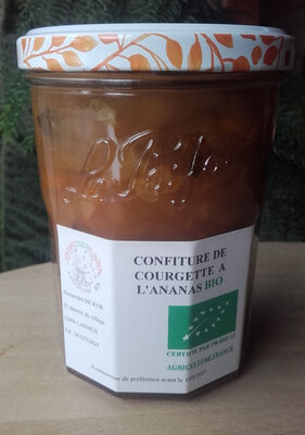 Confiture de courgette à l'ananas