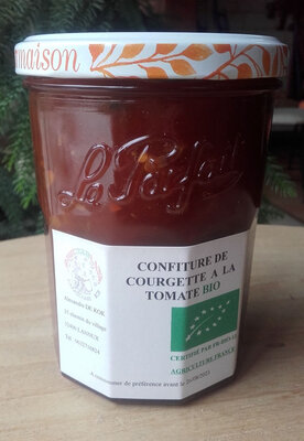 Confiture de courgette à la tomate