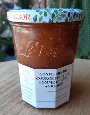 Confiture de courgette, pomme et agrumes
