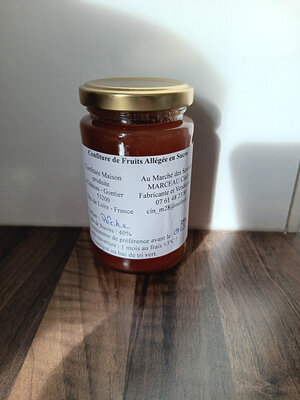 Confiture de pêche allégée en sucre