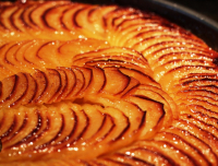 La part de tarte fine aux pommes