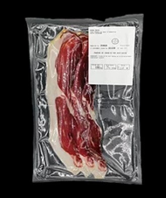 Jambon cru de porc noir gascon